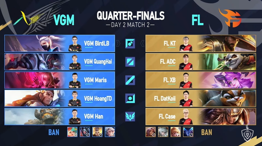 thi đấu Team Flash vs V Gaming